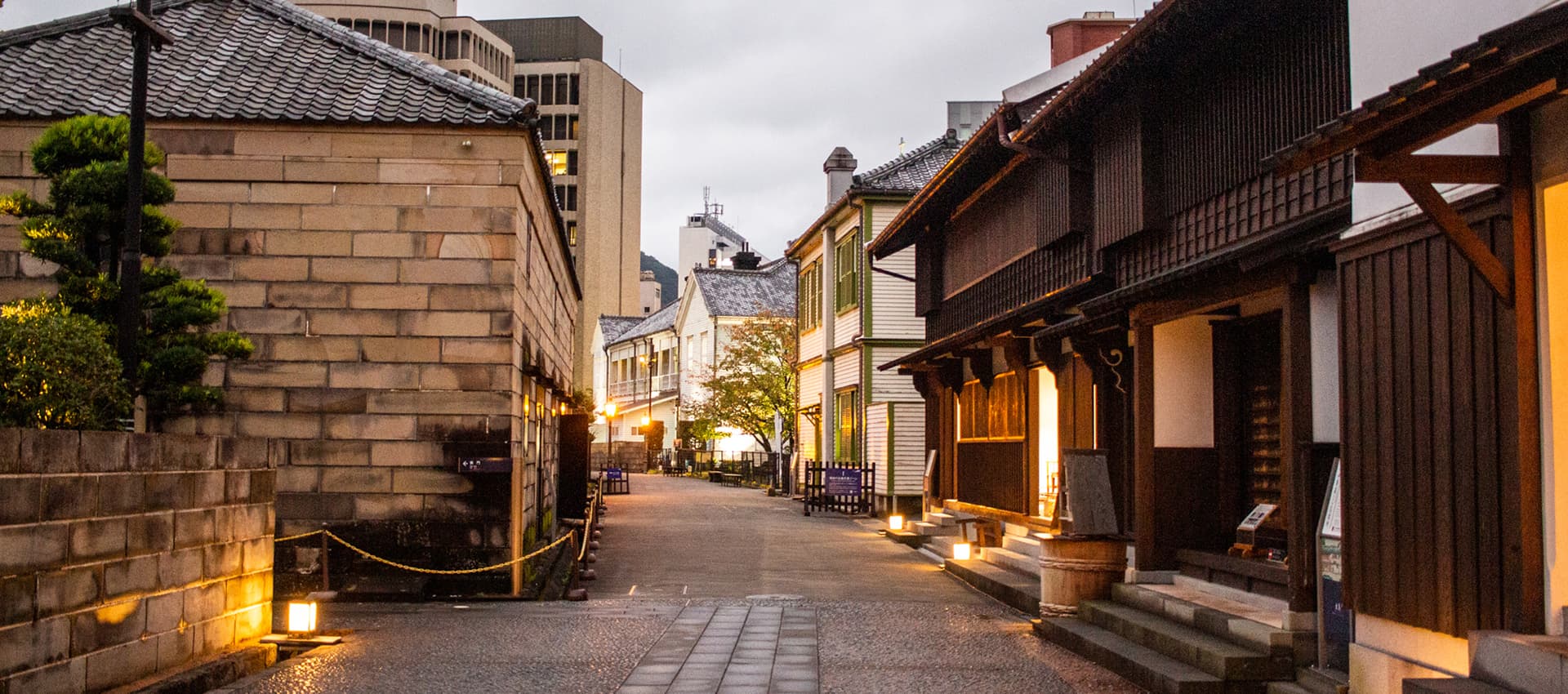 Dejima in nagasaki, Japan - A historic fan-shaped artificial island that served as Japan's sole window to the Western world during 220 years of national isolation. A crucial site in the history of Japan's international relations and scientific exchange.