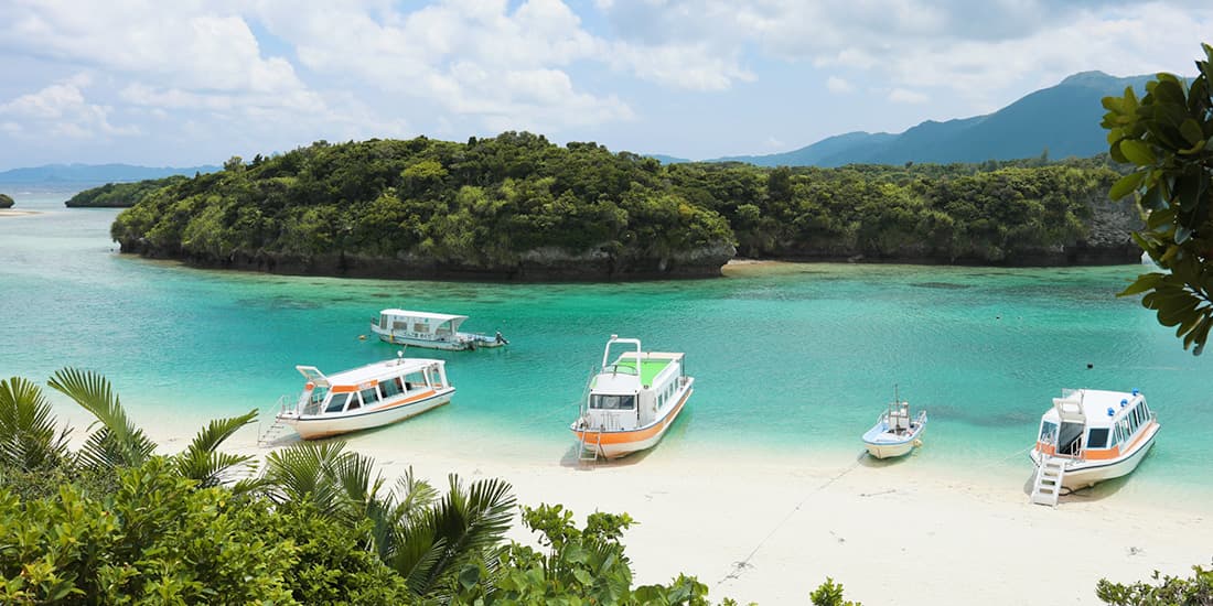 Ishigaki Island in okinawa, Japan - Tropical paradise and gateway to the Yaeyama Islands, offering pristine beaches, coral reefs, jungle mountains, and Japan's best stargazing under protected dark skies.