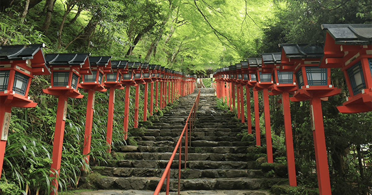 Kurama & Kibune in kyoto, Japan - Mountain villages north of Kyoto offering scenic hiking trails, ancient temples, and riverside dining on platforms over crystal-clear streams.