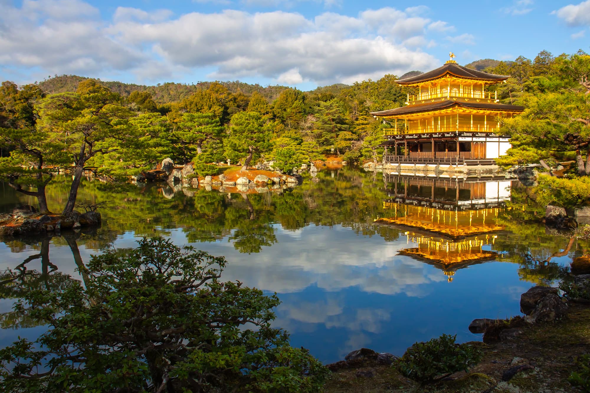 Kinkaku-ji (Golden Pavilion) in Kyoto, Japan
