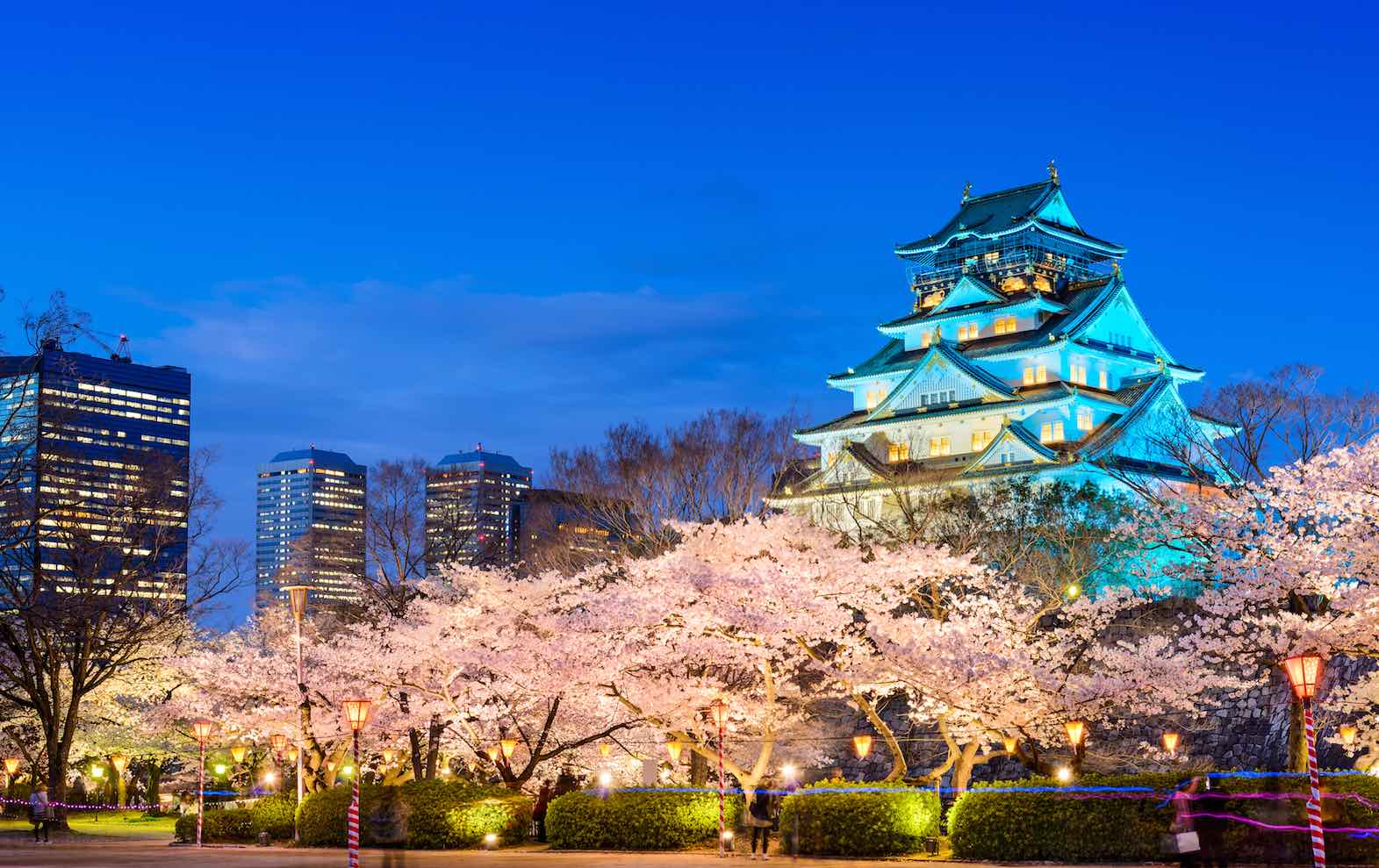 Osaka Castle in Osaka, Japan