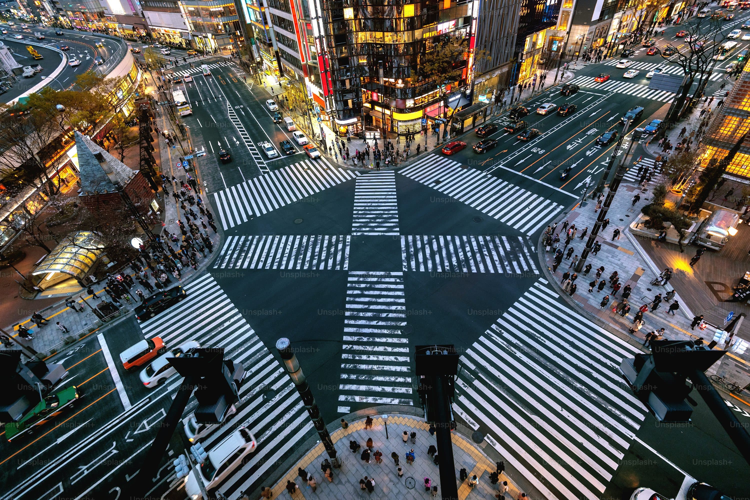 Shibuya Crossing in Tokyo, Japan